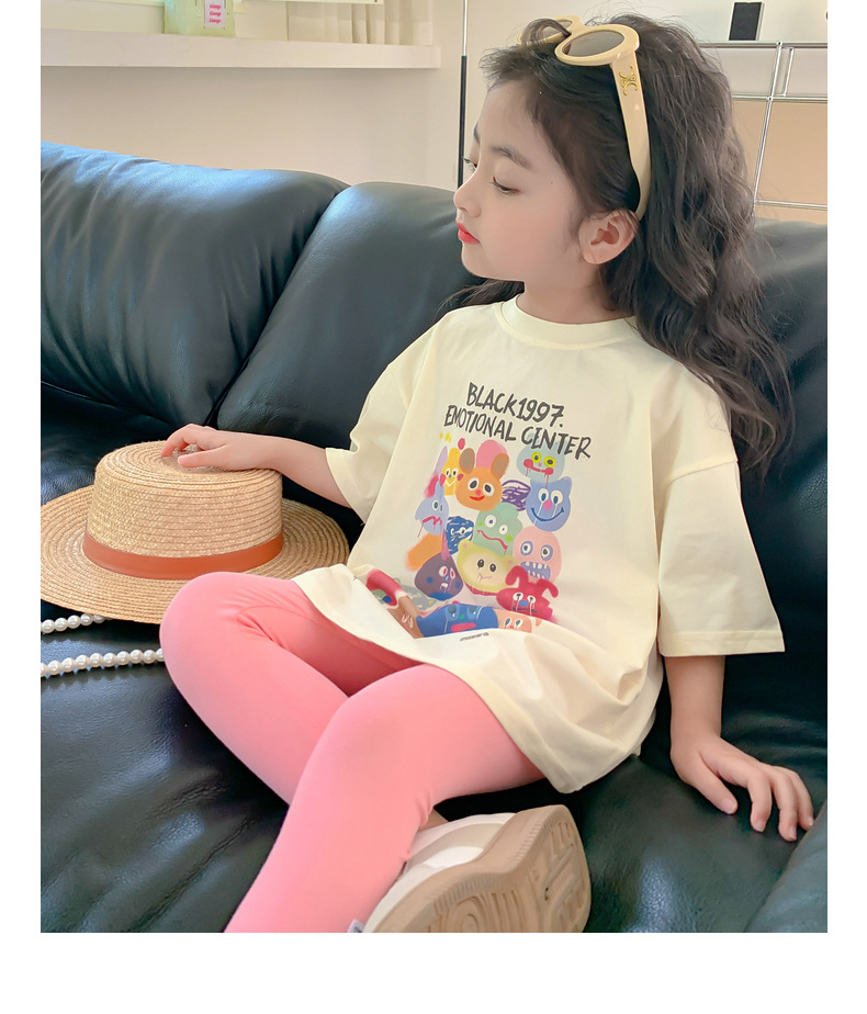 女童夏装2024新款短袖T恤儿童衣服女宝宝体恤上衣夏季打底衫童装详情6