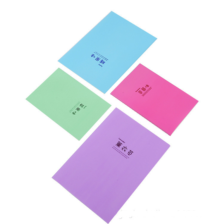 Cartoon fruit-flavored rubber-covered notebook, 32K thick grid notebook with comments, student diary pic 12