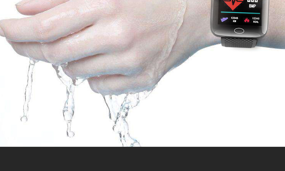 116plus Color Screen smart sports step count, heart rate, blood pressure, call information reminder function, wristband, cross-border gift pic 10