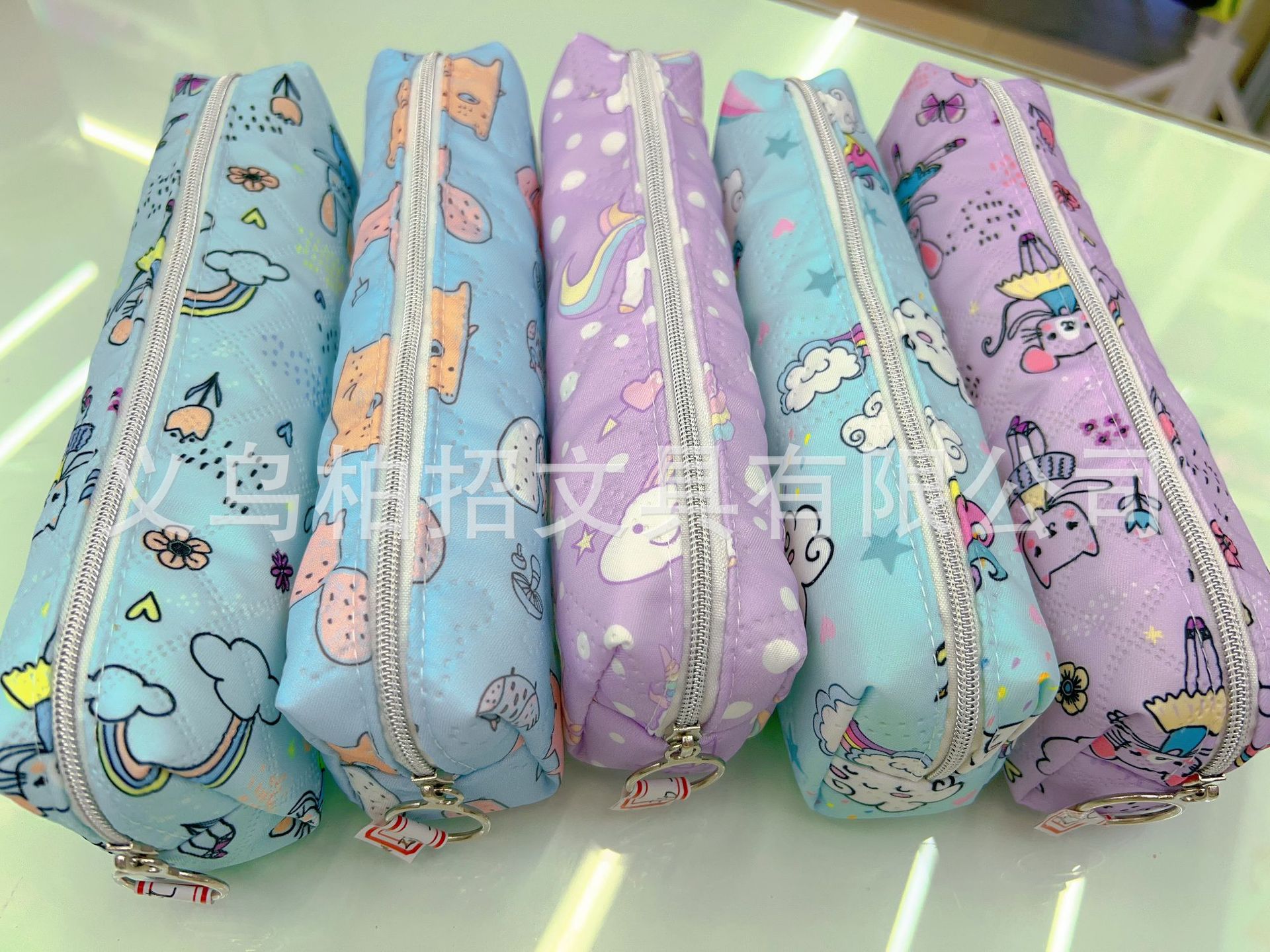 Factory direct sales of original new fashionable cotton fabric storage high appearance level simple ins pen cases for primary and secondary school students pic 13