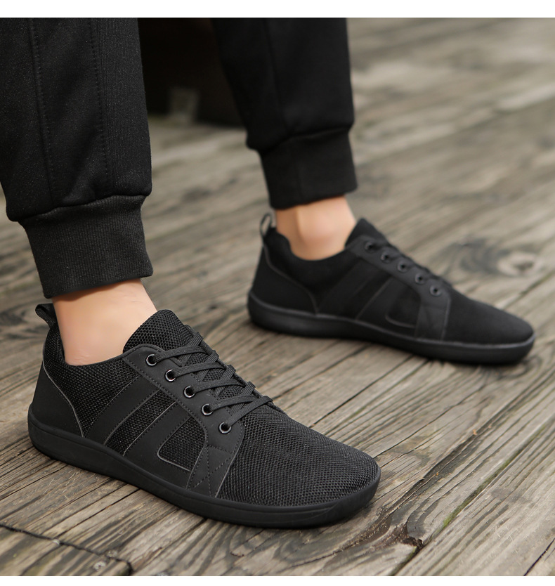 2024爆款平底休闲鞋男女宽楦飞织运动鞋情侣健身宽掌鞋详情22