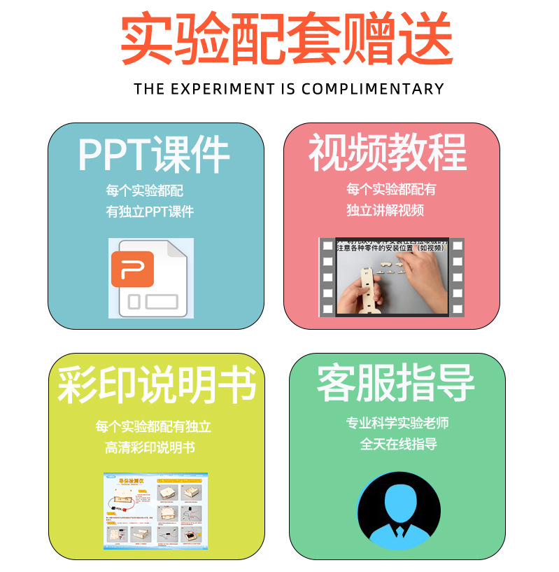 DIY科技小制作小发明智能语音声控台灯模型学生手工拼装实验材料详情19