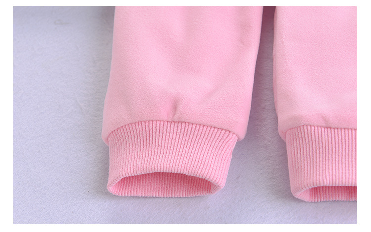 A three-piece set of baby, spring, autumn and winter vests, hooded outerwear, and baby fleece backpack clothing pic 20