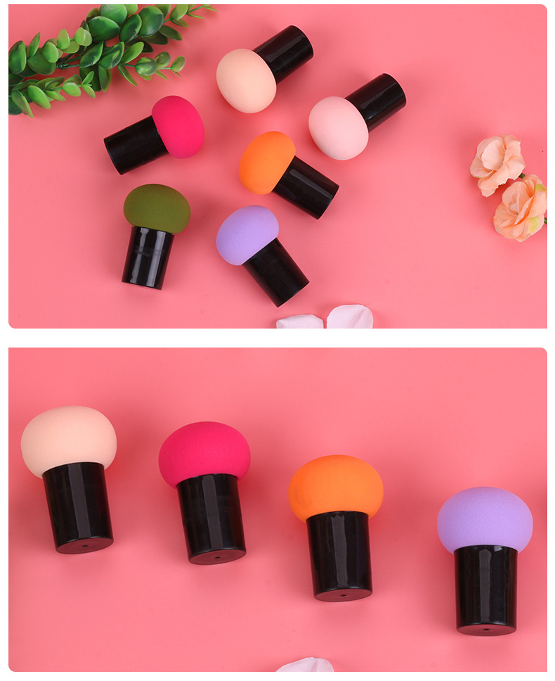Mushroom-shaped powder puff expands when exposed to water. BB blush makeup egg, dry and wet dual-purpose hydrophilic makeup tool shanilak pic 10