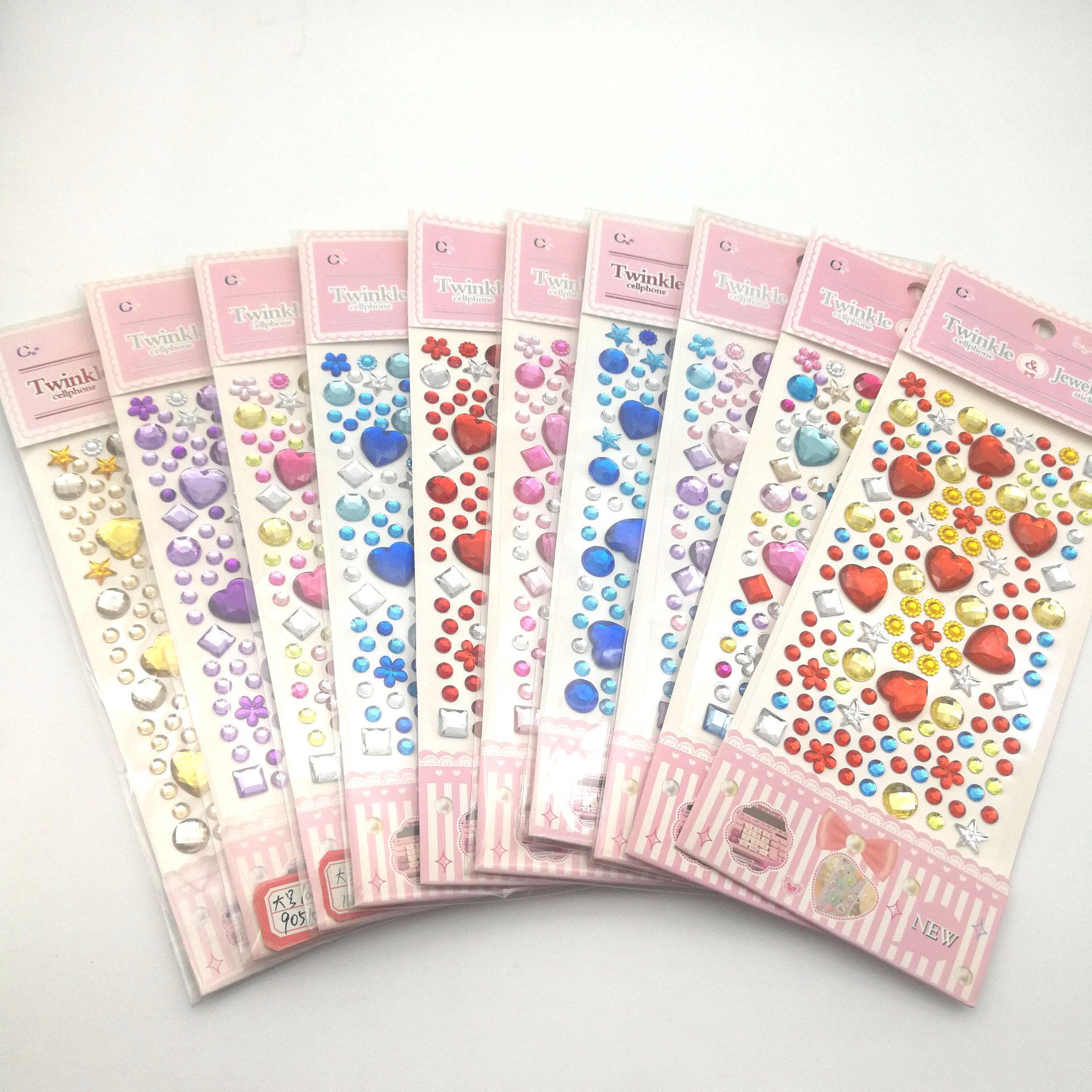 大号满天星儿童创意装饰贴DIY水晶贴纸亚克力钻石贴纸一件代发详情2