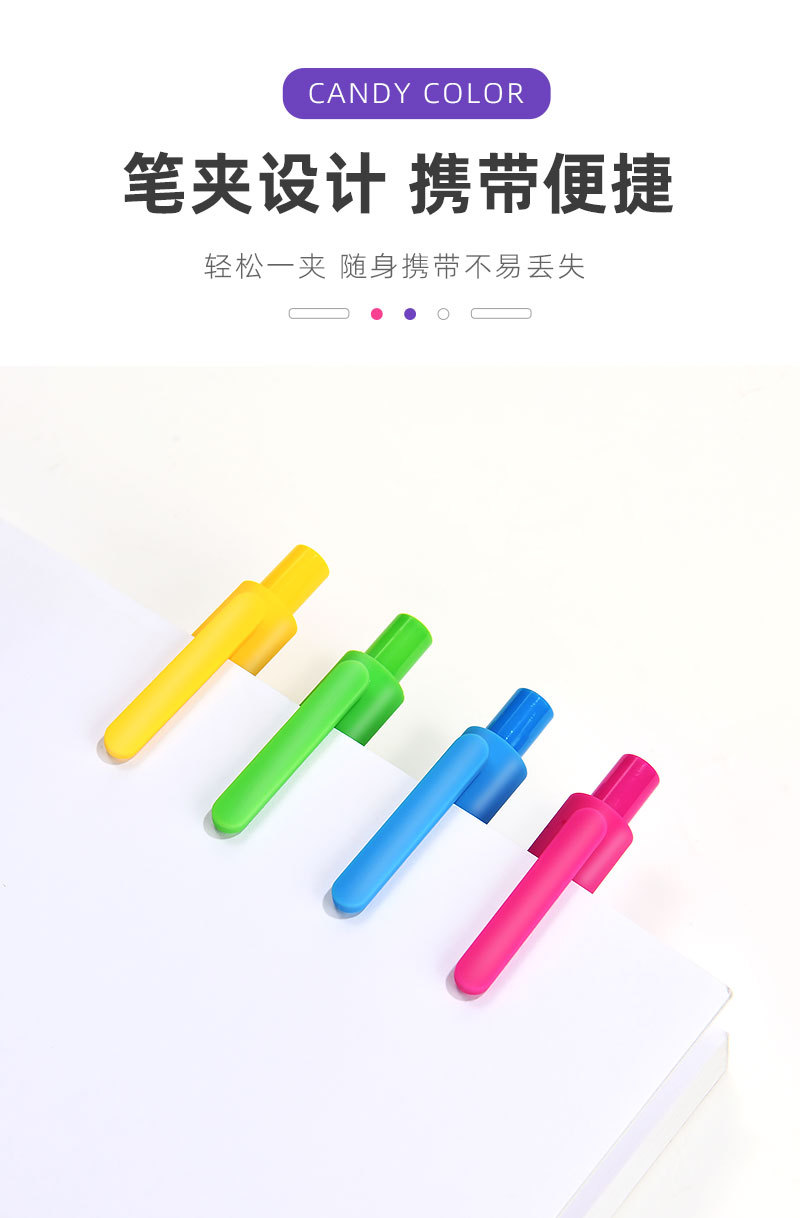 High appearance level ins stationery macaron advertising pen, gel pen, custom pen, can print LOGO, color press, student jump pic 17