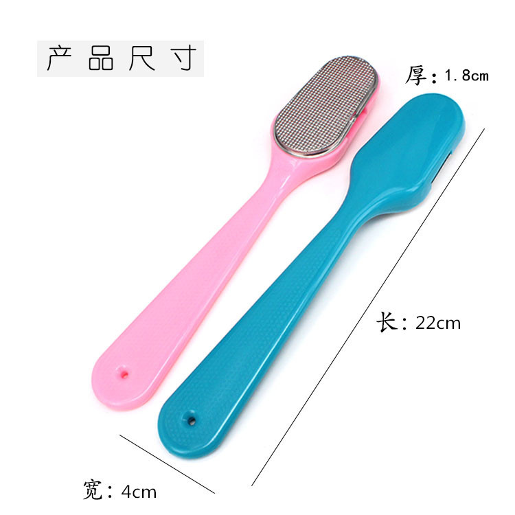 Plastic handle, stainless steel metal plate, foot sander, sandpaper file, shanilak pic 5