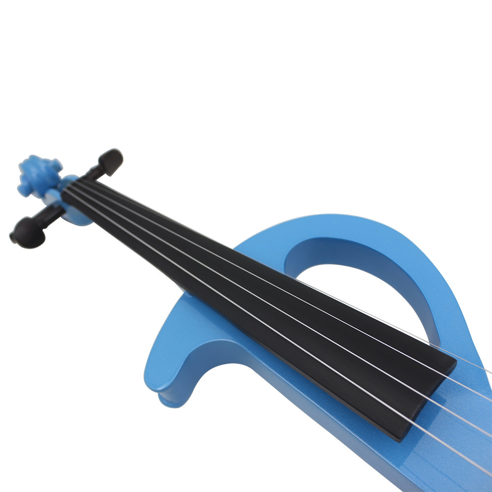 Factory direct sales of IRIN blue electro-acoustic violin 4/4 adult beginners learn to play professional electronic violin instruments pic 7