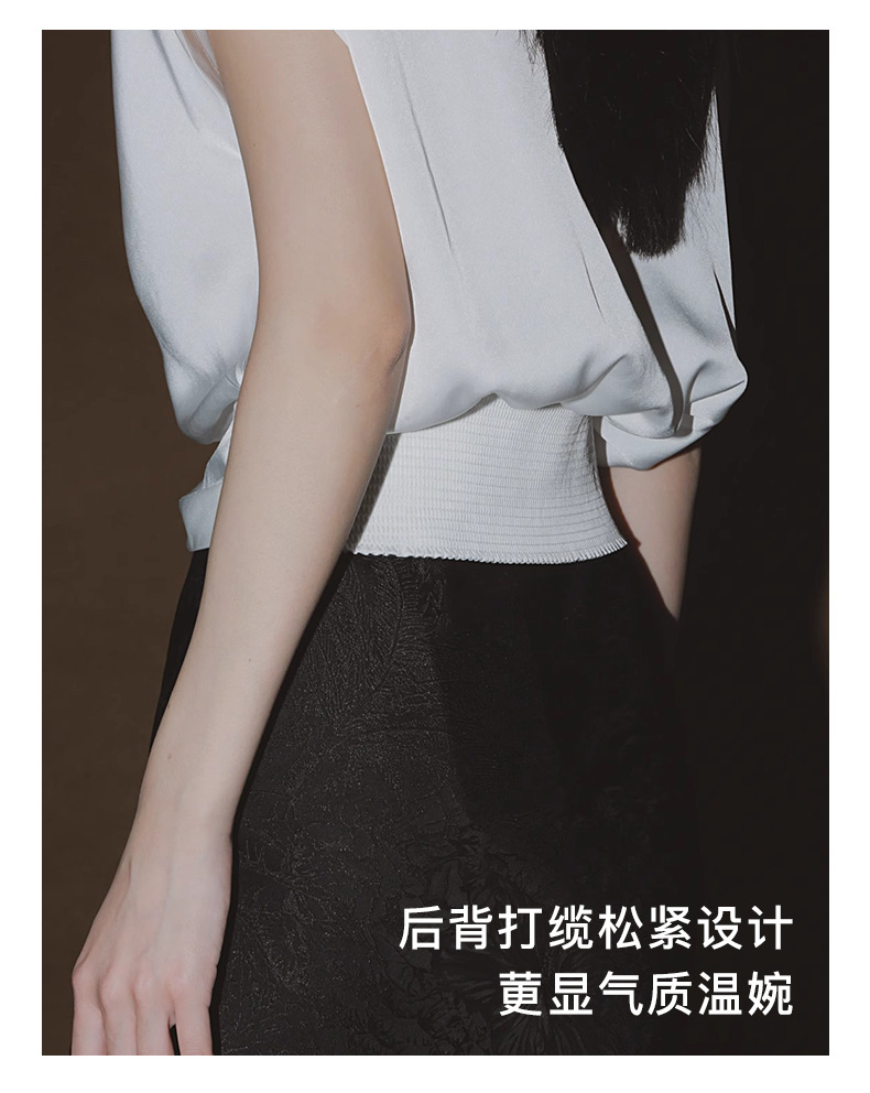 荣太长袖/短袖_巩皇戛纳秀场同款法奢设计感三醋酸衬衫上衣女详情10