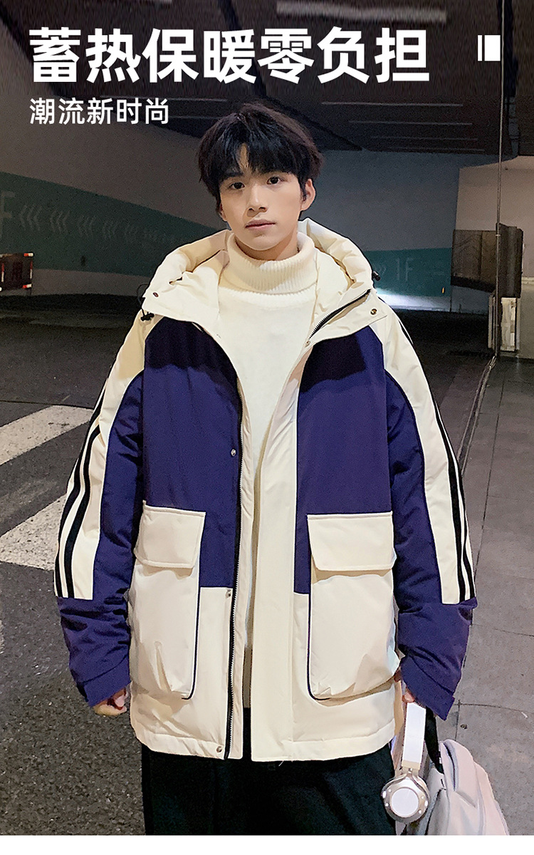 90%白鸭绒羽绒服男高品质新款外套男情侣加厚保暖宽松休闲服男装详情1