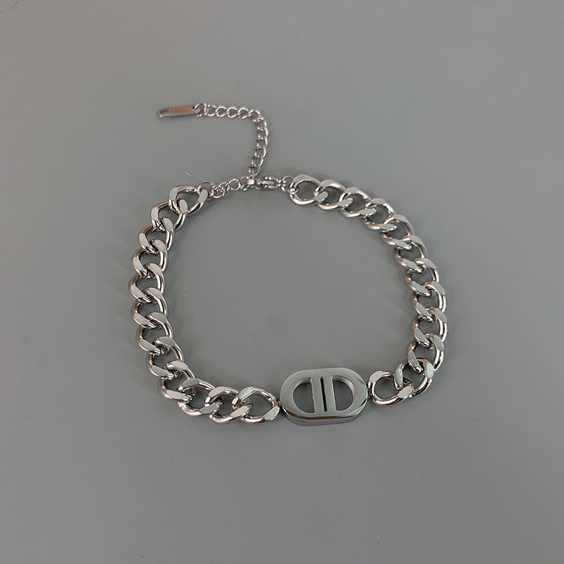 不掉色钛钢项链男潮小众设计高级感男士锁骨链个性街拍学生颈链潮详情38