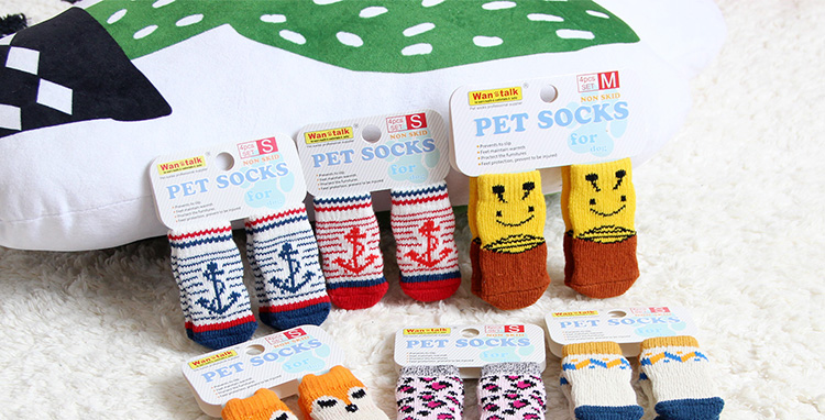 宠物狗狗袜子脚套防脏猫鞋猫咪袜子防抓小狗泰迪柯基法斗袜子室内详情6