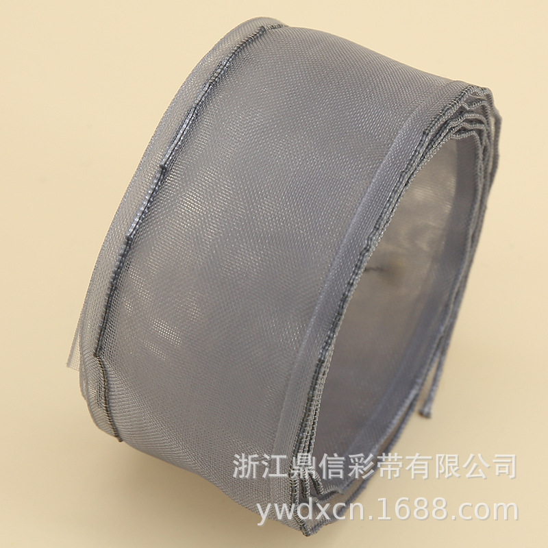 Dingxin Ribbon Wholesale, dotted edge net gauze ribbons, diy handmade hair accessories, bows, flower gifts, packaging gauze ribbons pic 17