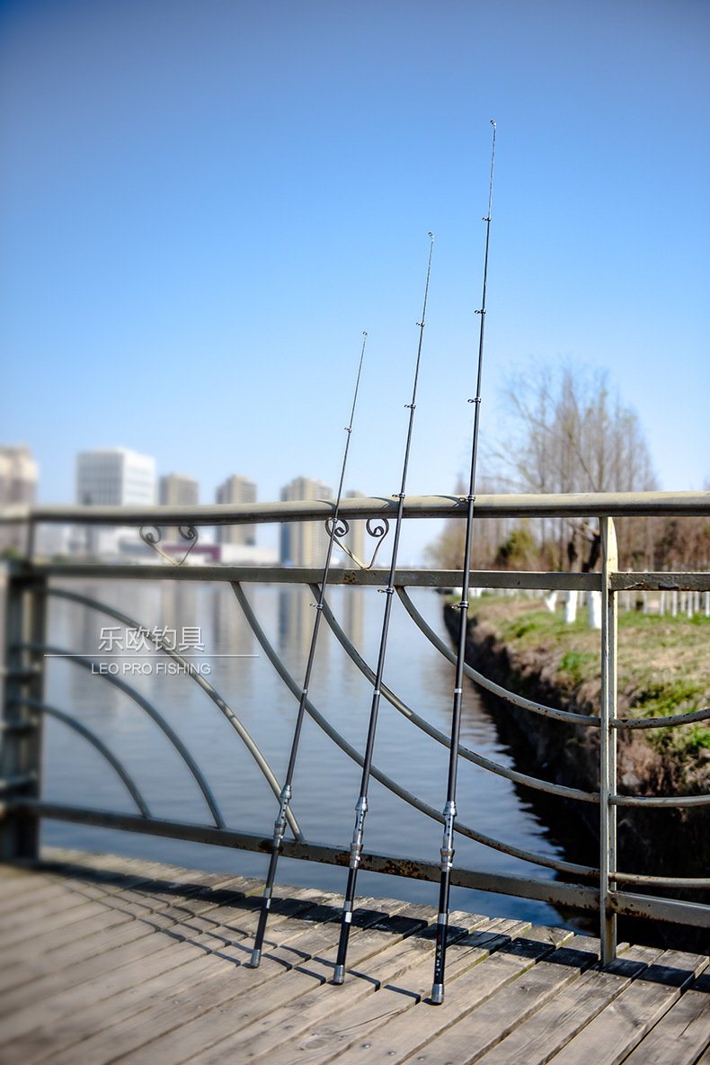 27593 LEO/ Leou [Kuanghu Sea Fishing Rod] Carbon Ultra-Short Mini Sea Fishing Rod with retracted handle for casting pic 17