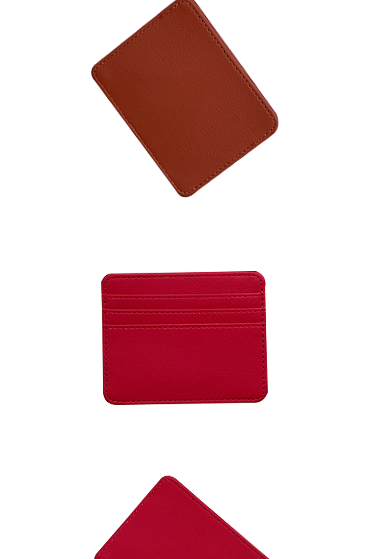 简约薄款大容量小型卡包多功能卡位男女精致皮革PU卡夹卡套批发详情9