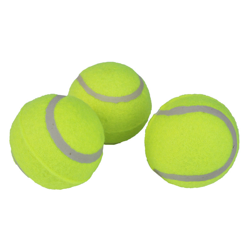 Pet tennis toys, micro-elastic rubber balls, dog biting and throwing training interactive tennis toys, training supplies pic 12