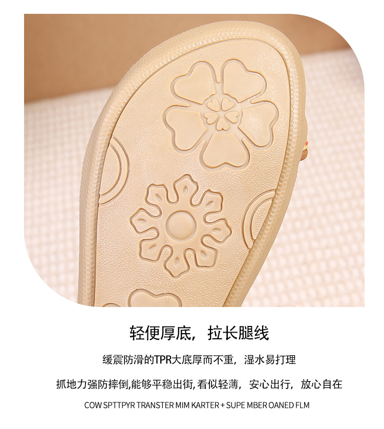 2024跨境凉鞋女夏2024水钻晚风平底圆头夹脚露趾凉鞋女详情7