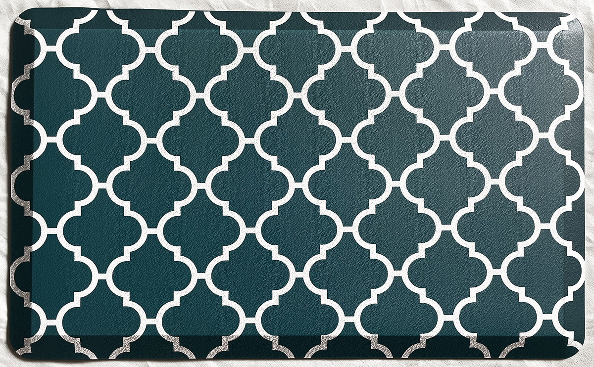 亚马逊跨境PVC厨房地垫彩色斜边发泡抗疲劳防水防滑防摔垫子批发详情16