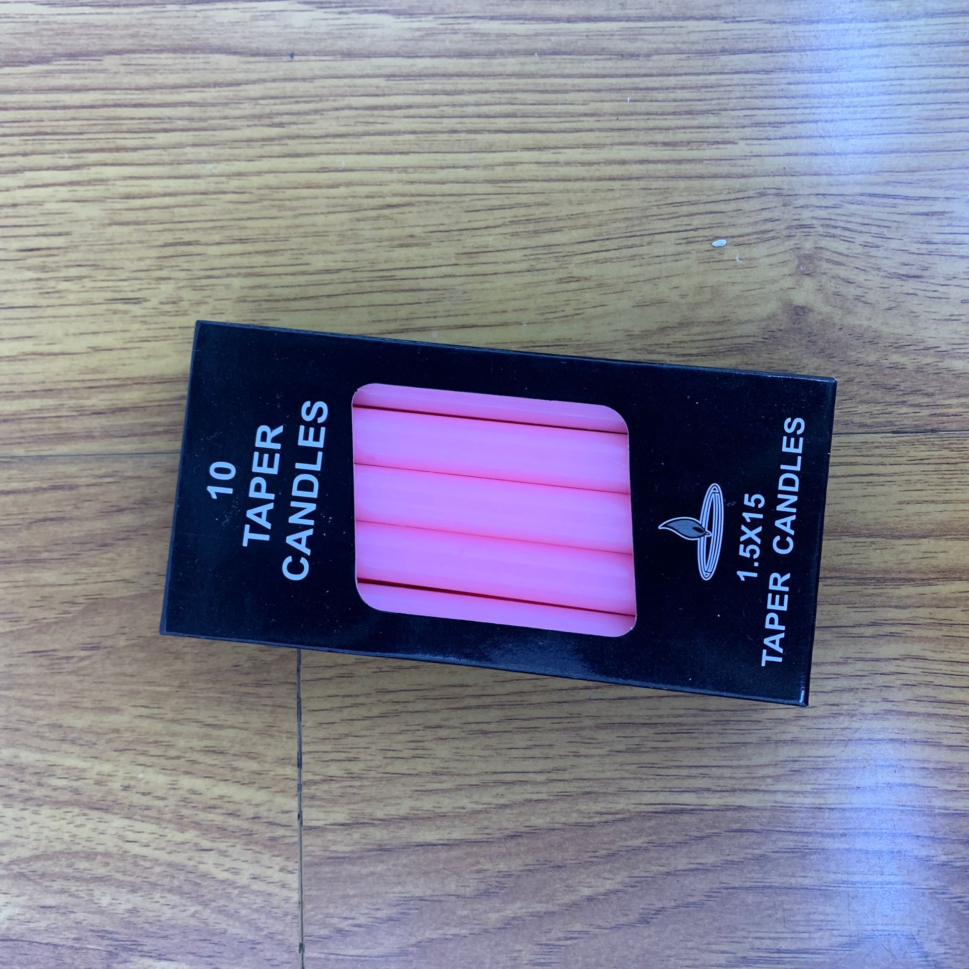 Classic European-style smokeless and odorless stick wax romantic wedding decoration, long stick candle ivory white pic 2