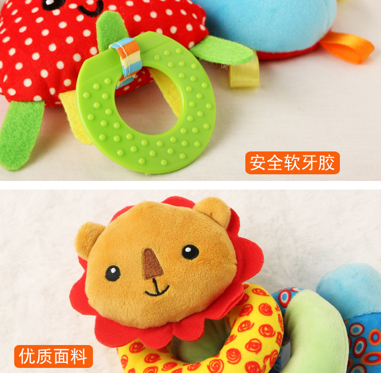 Baby toy car, hanging rattle, infant and toddler color label bed, plush toy, soothing bed, wholesale in stock pic 5