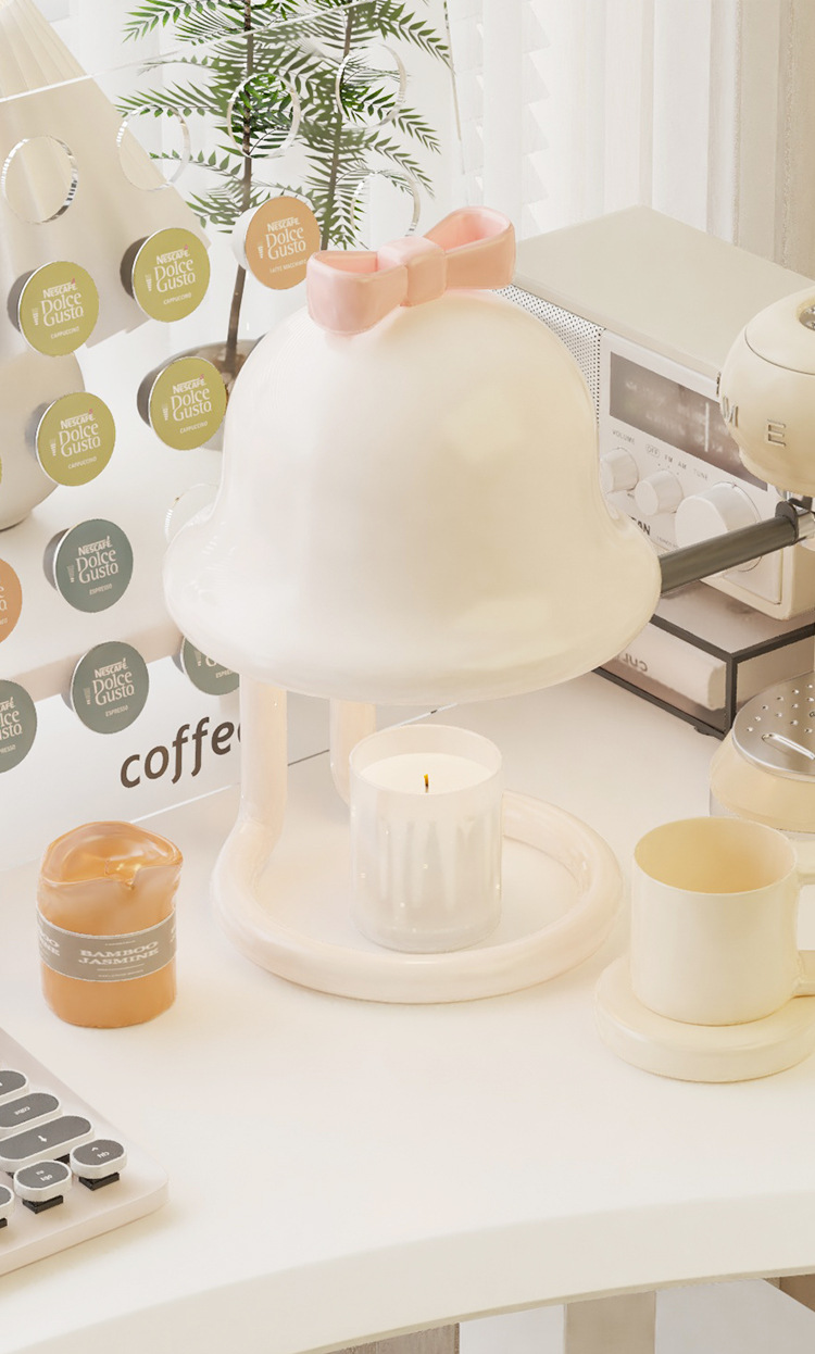 融蜡灯蜡烛香薰灯小众高级照明功能两用台灯插电款氛围灯中山灯具详情1