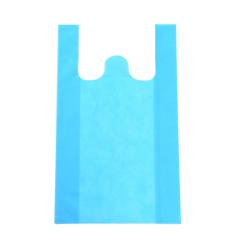 无纺布背心袋可印LOGO服装超市购物手提袋定制广告礼品无纺布袋详情12