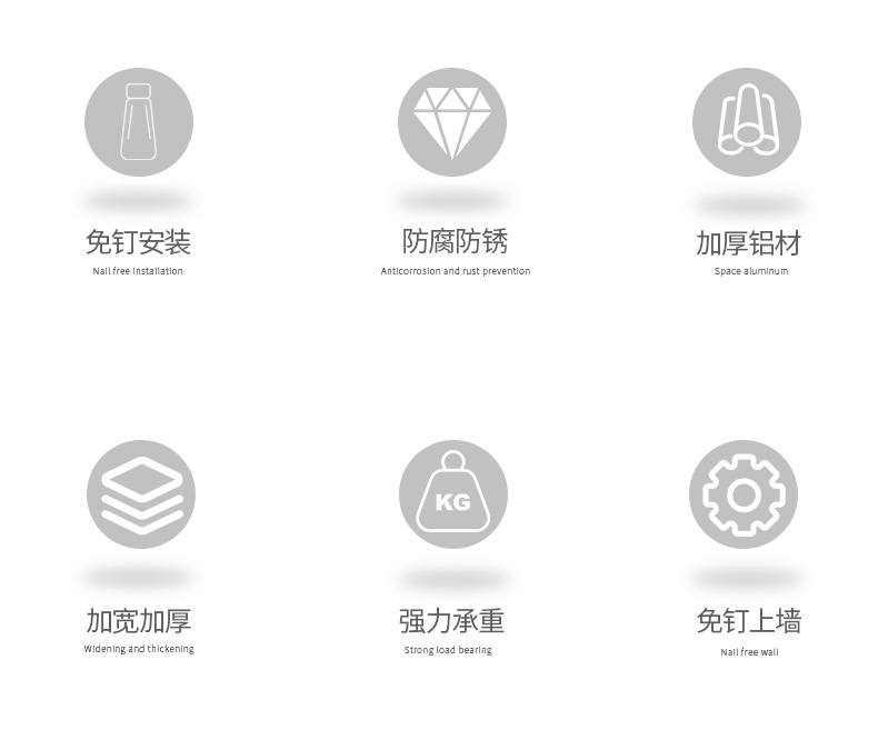 Non-drilling bathroom storage rack, wall-mounted bathroom rack, toilet and washroom wall, bathroom washbasin storage rack pic 5