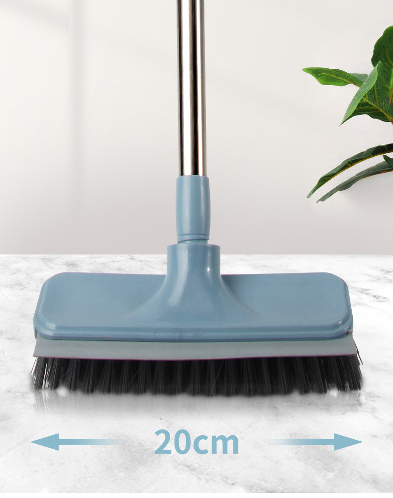 Wholesale of stainless steel telescopic rods, two-sided floor brushes, bathroom cleaning brushes and glass cleaners pic 2