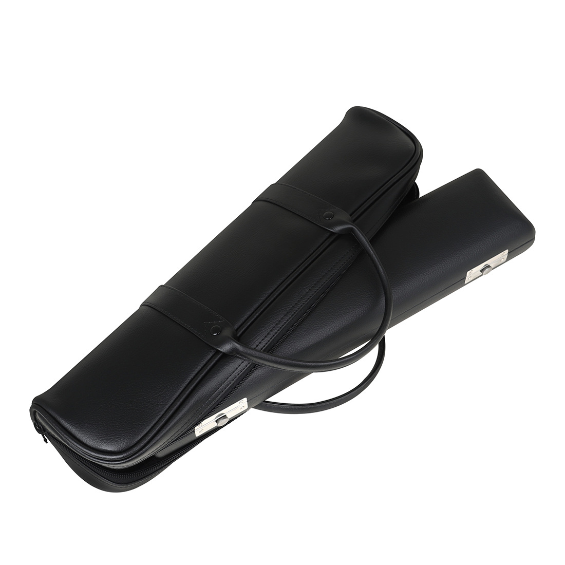 High-end 16-hole flute leather case set, portable flute bag, flute storage box, woodwind instrument flute case wholesale pic 6