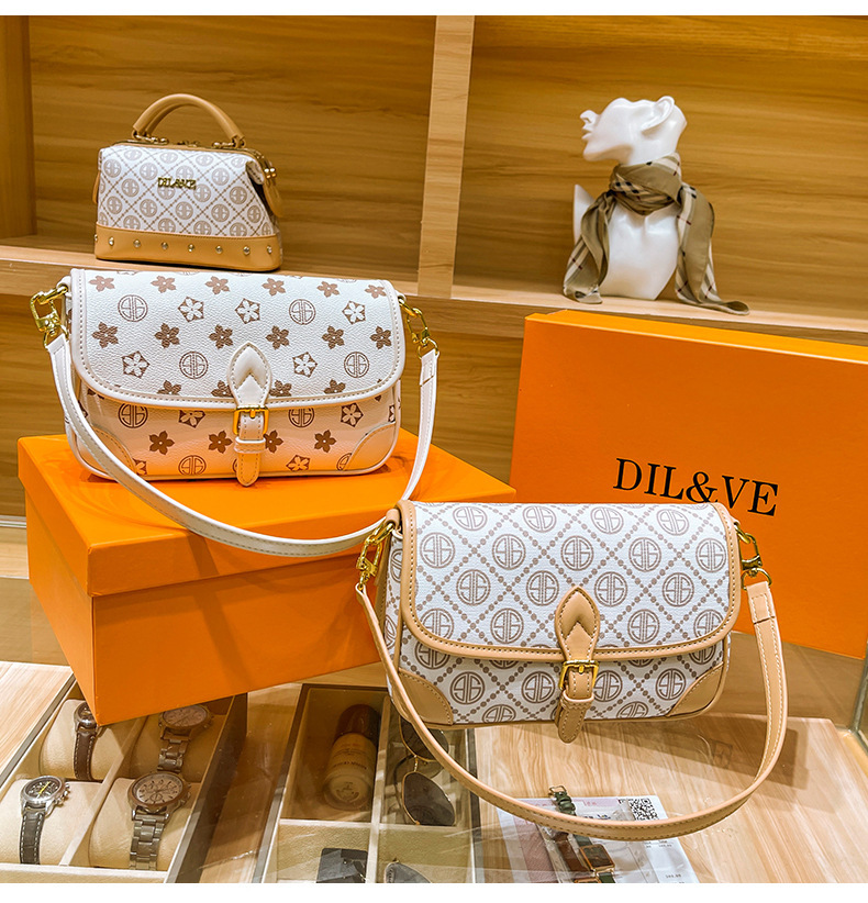 DIL&VE mujer 2022 nueva moda moda versátil bolsa pequeña mujer commuter bolsa de hombro único bolsa de textura premium pic 11