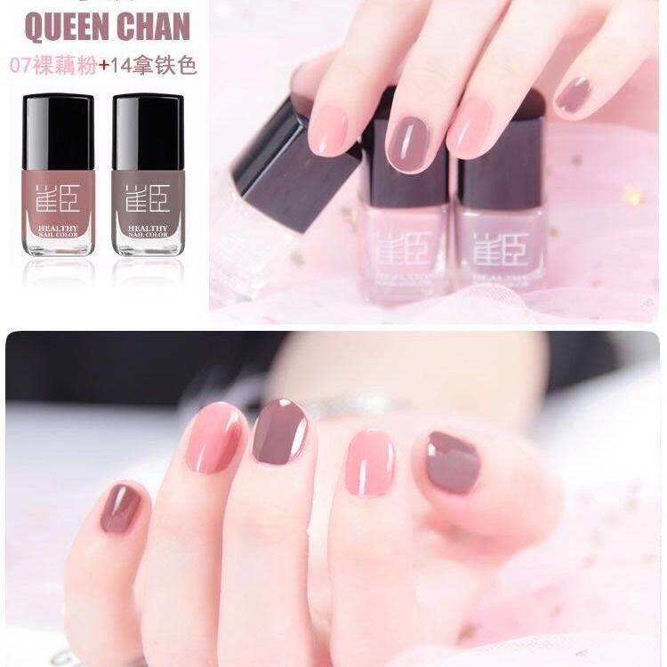 【6 bottles, 9.9】 Nail polish without baking, peelable, water-based, odorless, student set, street stall pic 12