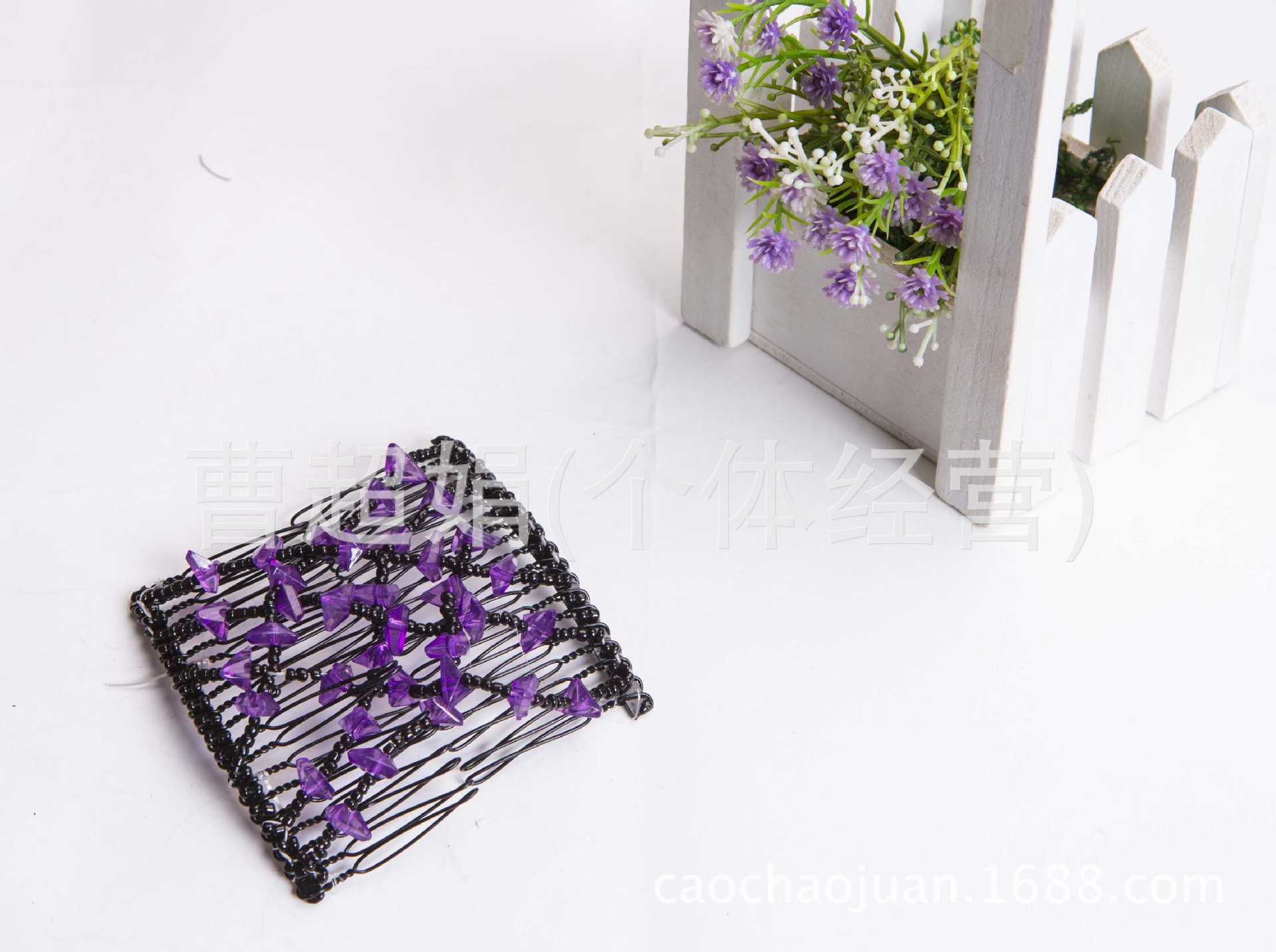 New magic beaded hair accessories, hair combs, hair perches, hair clips, headwear, hair combs, wholesale 2-yuan store supply, factory direct pic 7