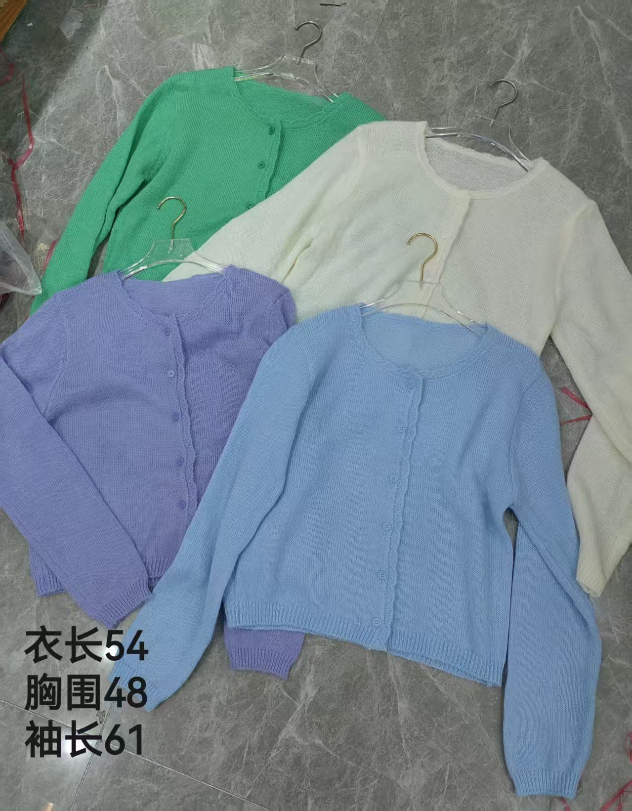 New Spring/Summer 2025 round-neck knitted sweater for women, Korean style, versatile, dopamine, youthful and gentle style, cardigan for women pic 35