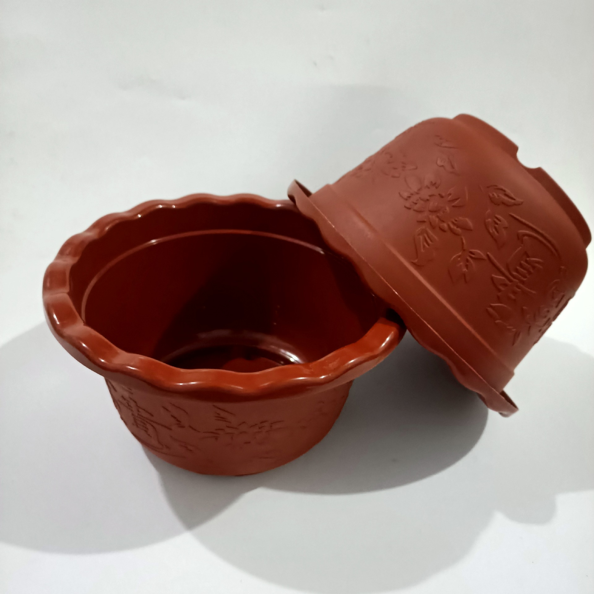 230*130 flowerpots, red plastic flowerpots, large flowerpots, household large flowerpots, 2 yuan supply, 1 yuan wholesale supply pic 3
