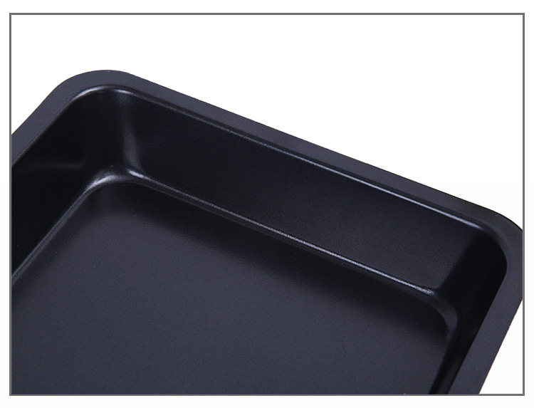 【 Xiao Ang 】 9-inch black square non-stick baking tray, cookies, nougat, egg roll baking tools, DIY pizza pic 26