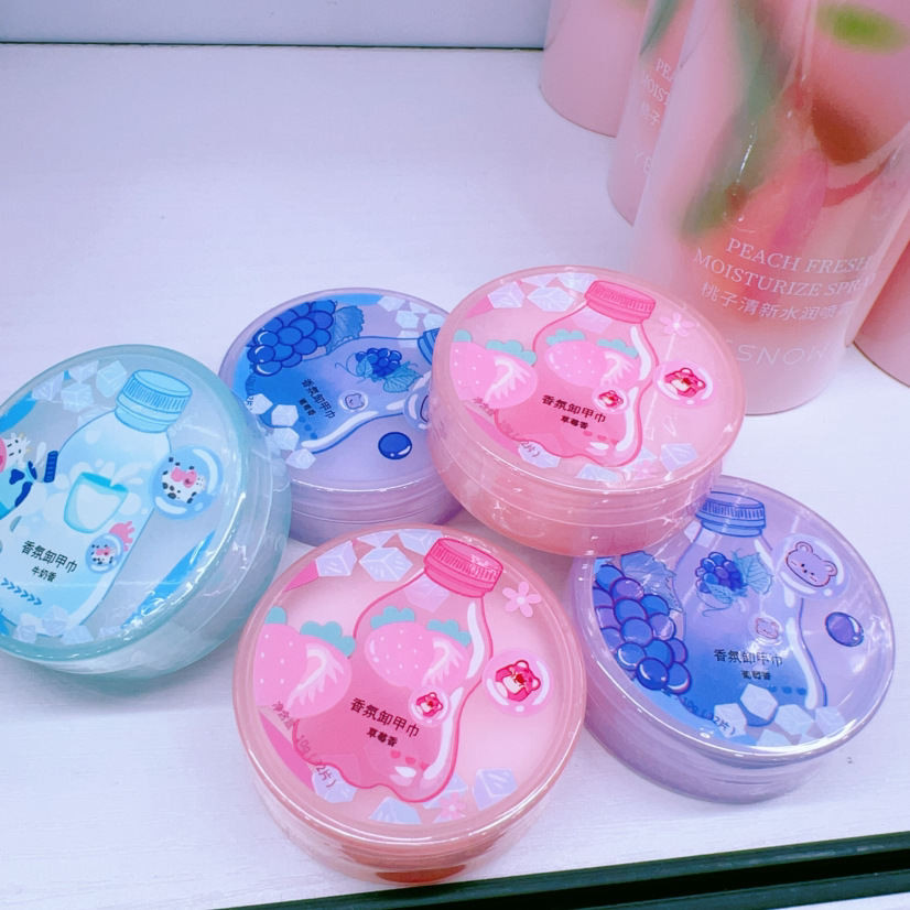 Cross-border Locia nail Polish remover, nail polish remover, Fruit-flavored peel nail polish products, Nail Polish Remover 32 pic 32