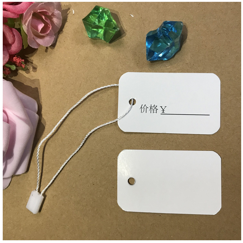 Custom-made jewelry labels, price tags for lamps, curtain tags, price tags for lanyards, lighting fixtures, and clothing price tags pic 7