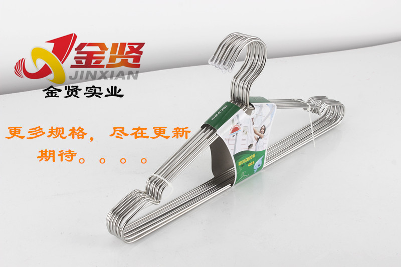 304不锈钢衣架防滑儿童衣服架子家用加粗款无痕衣架宝宝婴儿衣架详情10