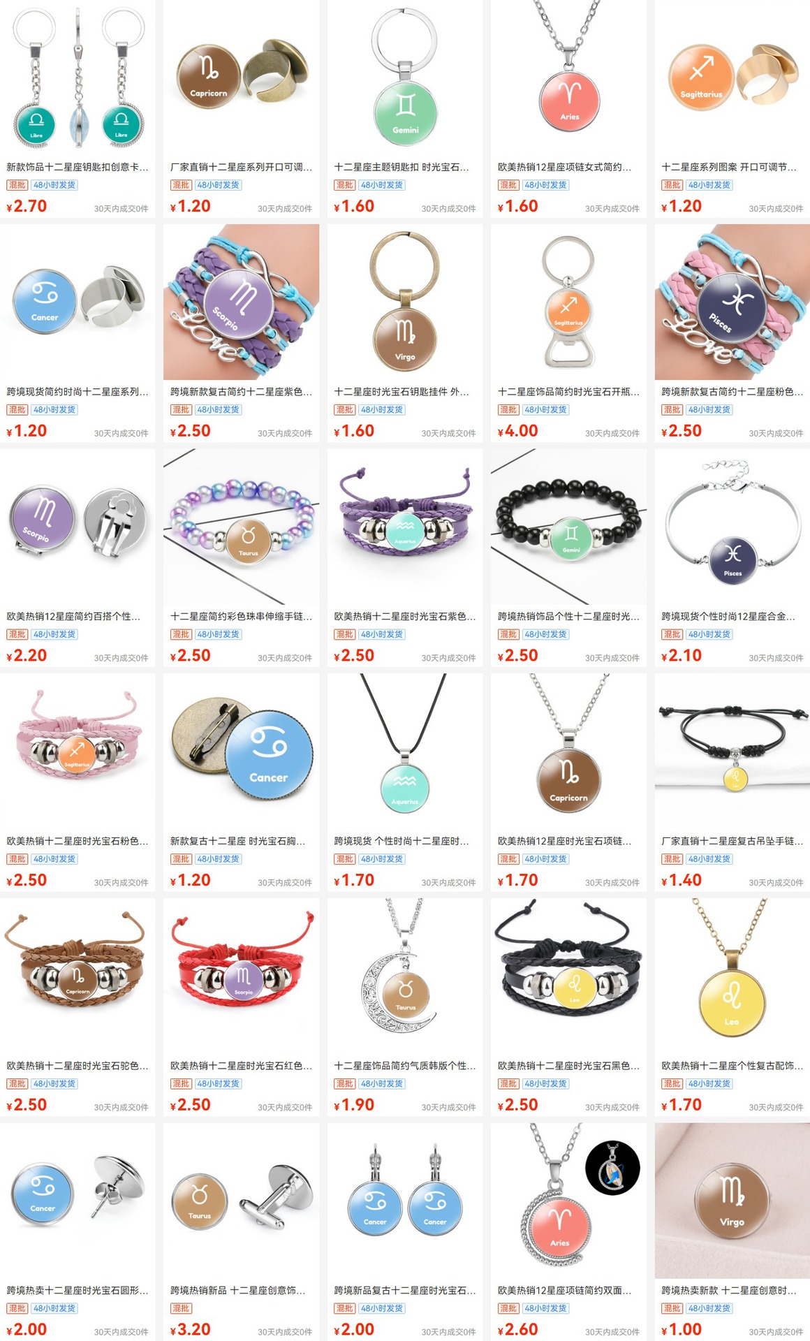 Wholesale of black leather multi-layer woven bracelet accessories with 12 zodiac time gemstones that are popular in Europe and America pic 5