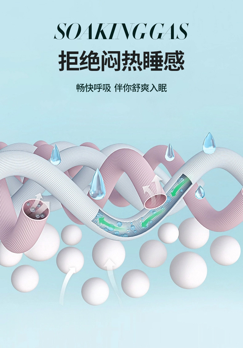 A类冰淇淋夏凉被凉感丝夏季空调被纯色夏被可水洗冰丝薄被子批发详情13