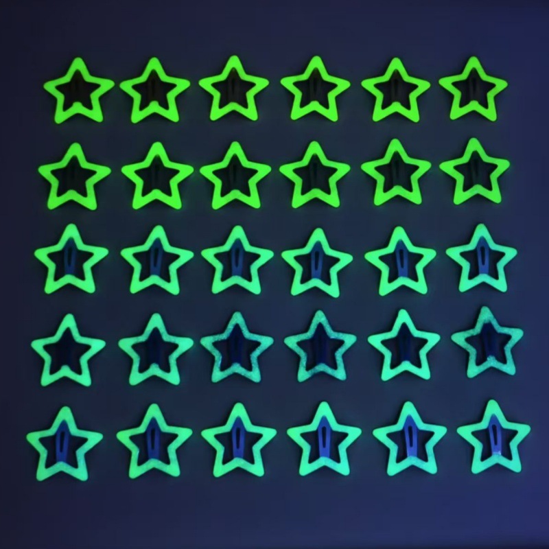 星星发夹y2k多巴胺卡子女儿童配饰头饰bb刘海夹五角星鸭嘴夹批发详情4