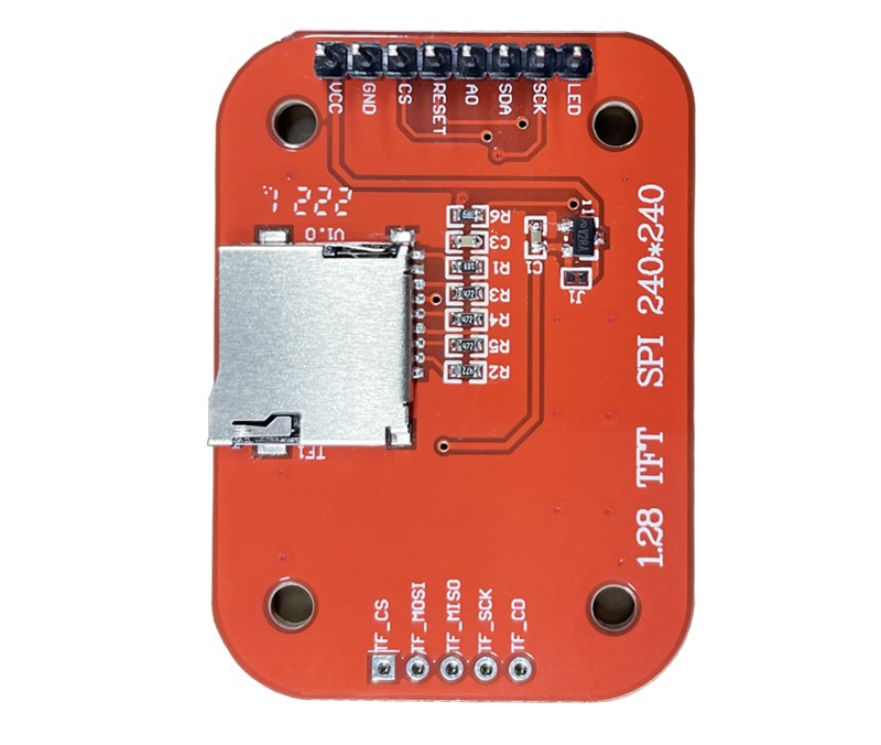 1.28寸液晶屏模块 ISP 240*240 GC9A01驱动 4线SPI 圆形显示 LCD详情3