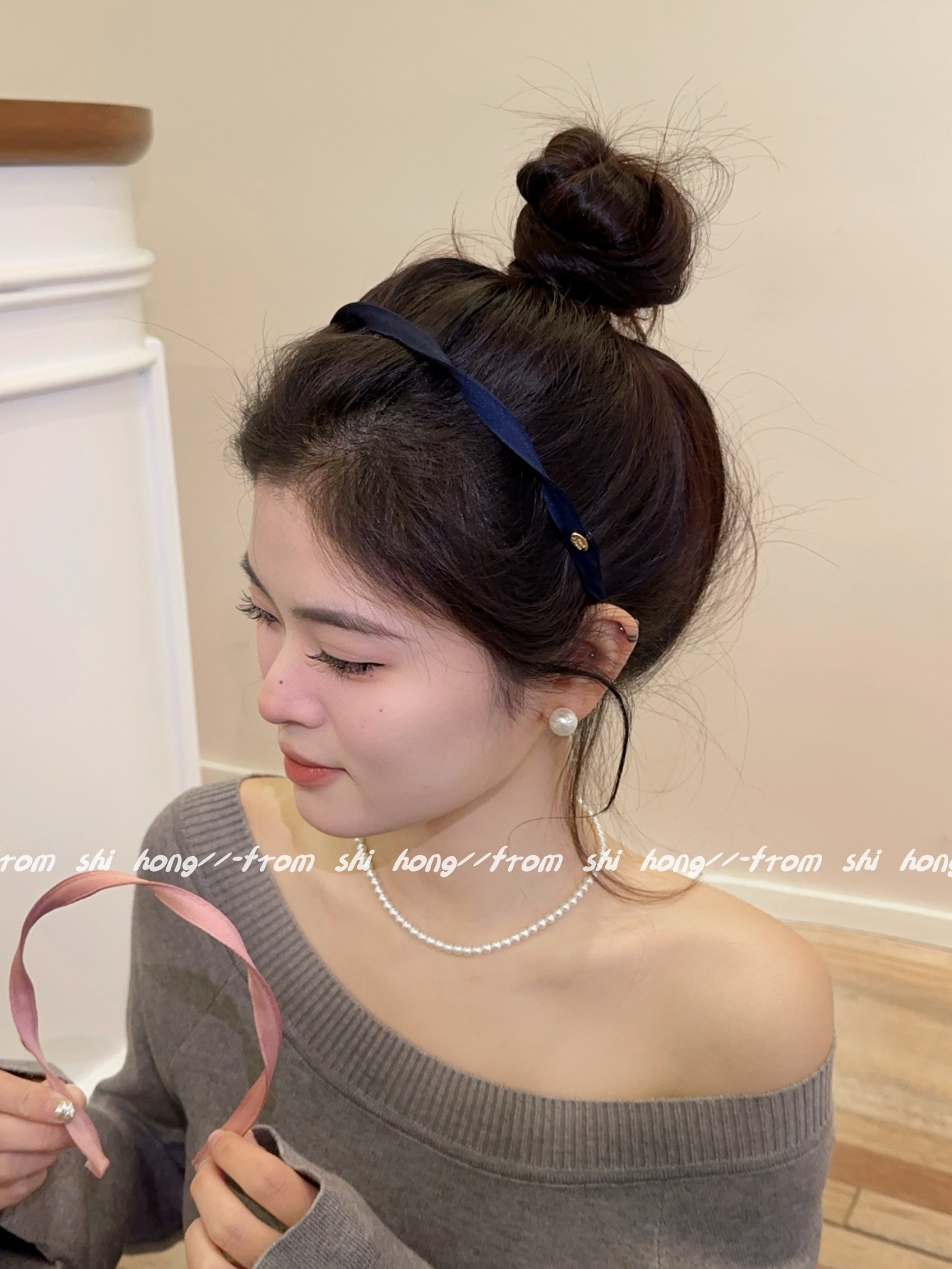 复古螺旋发箍女2025春夏新款小众设计感压发洗脸头箍高级感发卡详情9