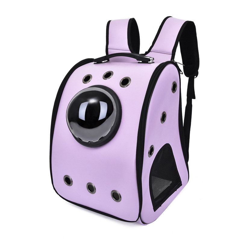 Factory direct supply of new pet handle backpacks, portable transparent cat bags, porous and breathable pet bags wholesale pic 5