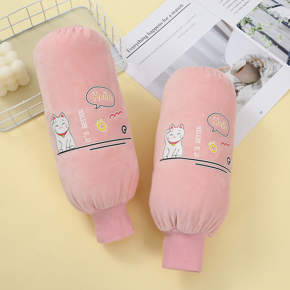 New waterproof sleeve covers for women, anti-stain, office and kitchen sleeves, cute and long adult sleeve covers for autumn and winter work wholesale pic 5