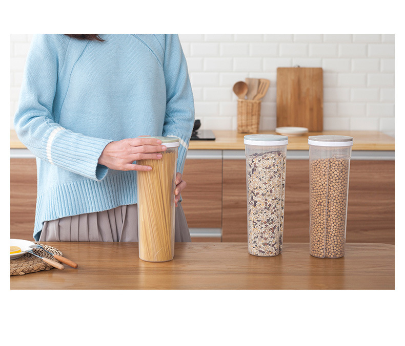 Quantitative noodle storage box, moisture-proof food sealed bucket, five-grain and miscellaneous grain jar, grain preservation box, food storage jar pic 24