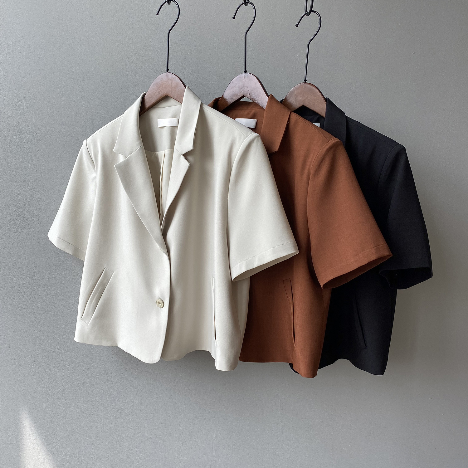 Yanshuang Solid Color short-sleeved blazer for women 2022 Summer New Korean Style loose and elegant short jacket 80158 pic 55