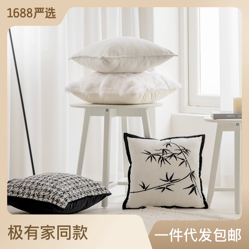 跨境亚马逊家居客厅沙发靠枕床头靠垫背ins风现代简约沙发抱枕套详情10