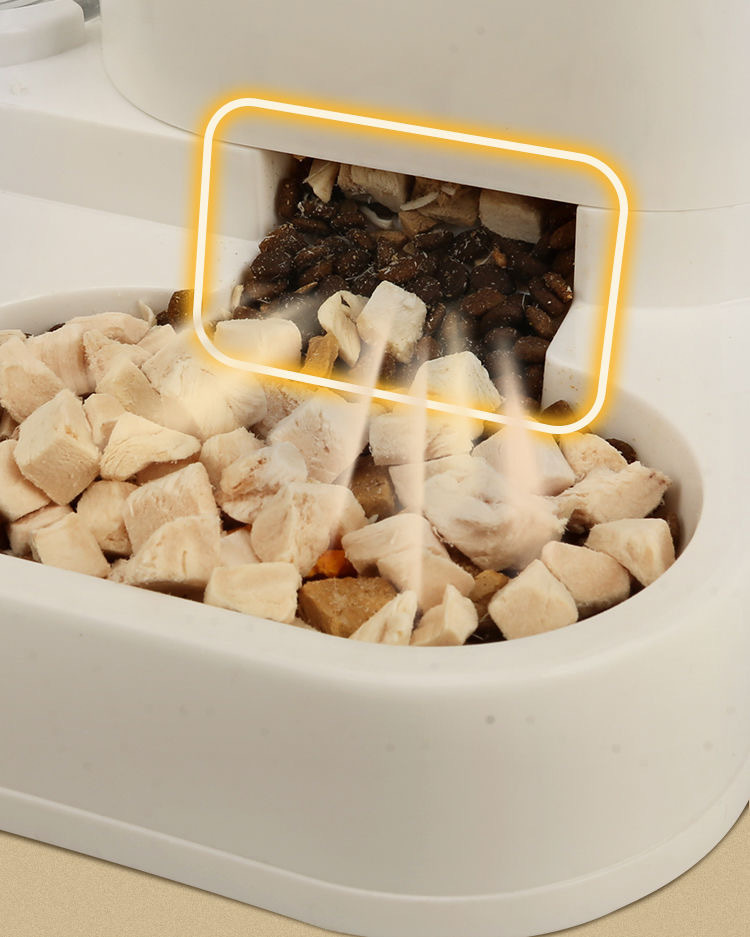 工厂现货宠物碗立式大容量自动喂食器饮水器猫碗狗碗水粮一体跨境详情9