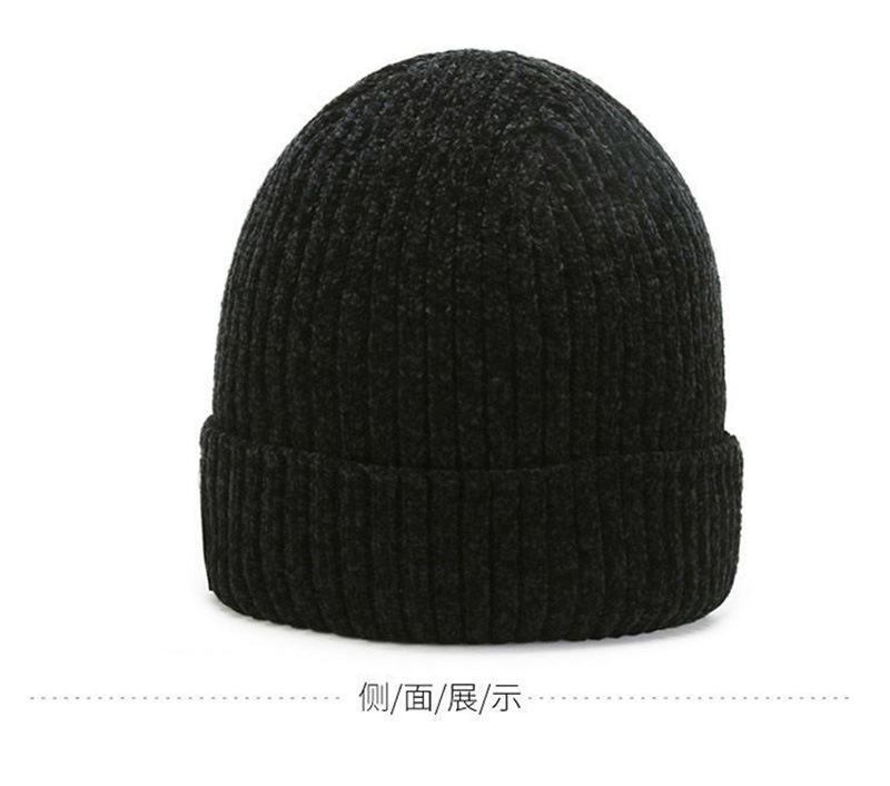 新望江帽子男士成人帽中老年休闲毛线帽秋冬保暖加厚包芯纱套头帽骑行防寒滑雪针织冷帽详情17